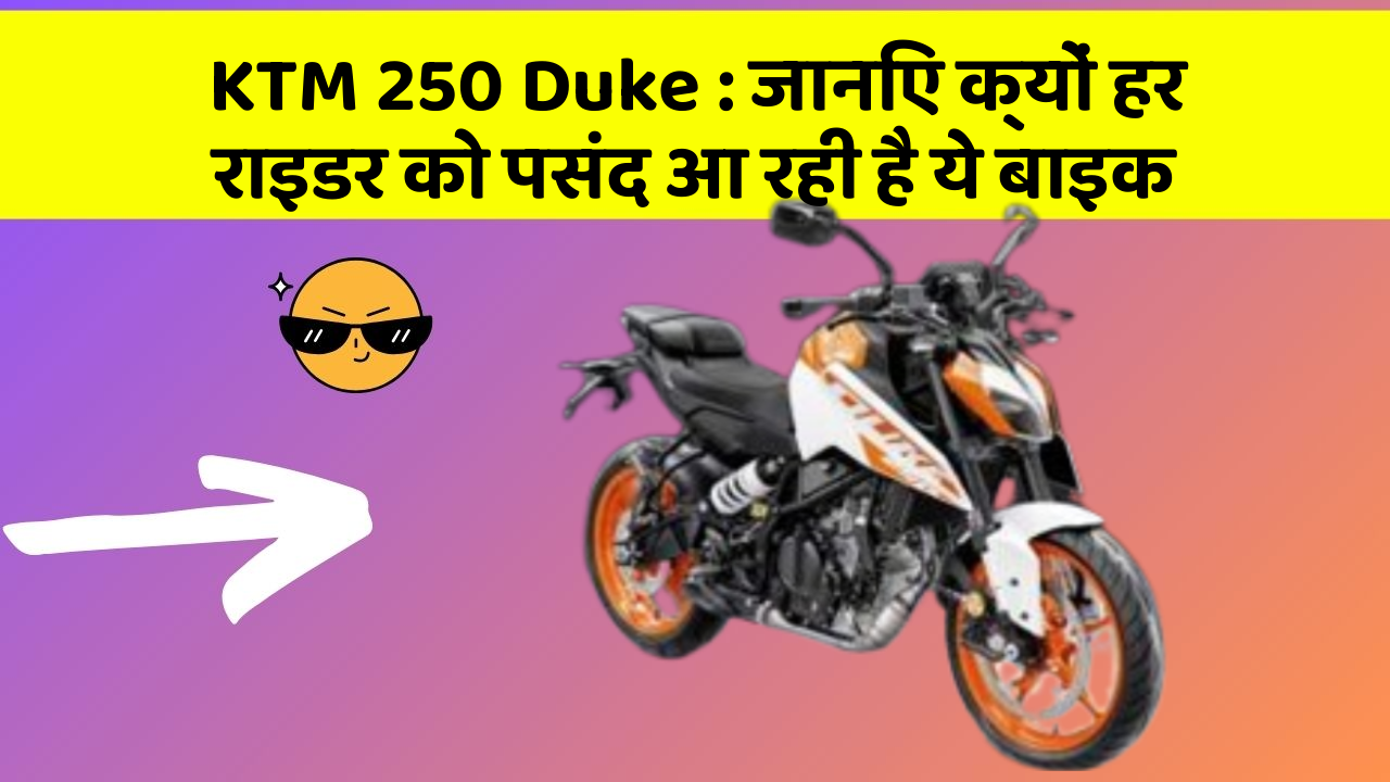 KTM 250 Duke: जानिए क्यों हर राइडर को पसंद आ रही है ये बाइक