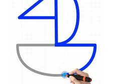 Single Line Puzzle Drawing